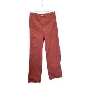 Levi's Straight Leg Pants in Rust